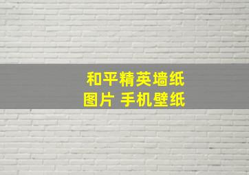 和平精英墙纸图片 手机壁纸